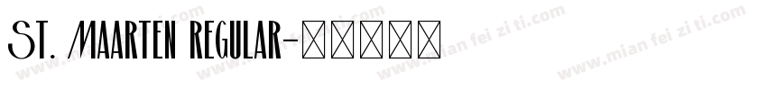St. Maarten regular字体转换